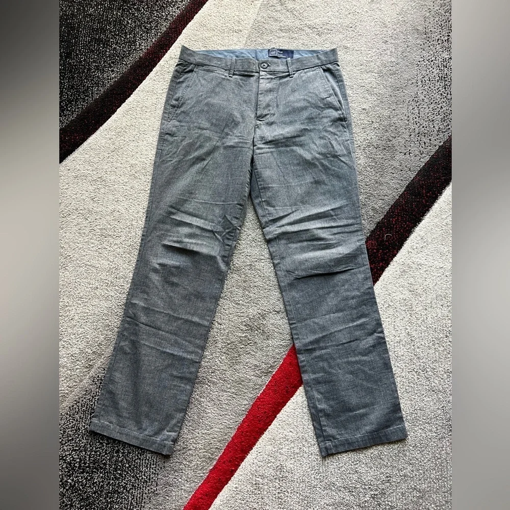 Gap Gray Straight Leg Business Casual Pants Bundle